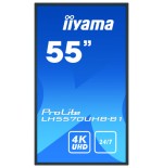 iiyama LH5570UHB-B1 pantalla de senalizacion Pantalla plana para senalizacion digital 138,7 cm (54.6") VA 4K Ultra HD Negro Proc