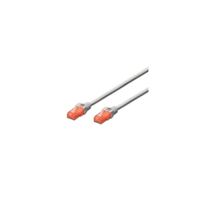 9176-Ewent EW-6U-100 cable de red Gris 10 m Cat6 U/UTP (UTP)