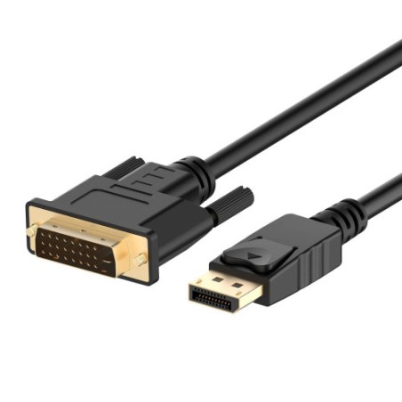 9212-Ewent EC1440 adaptador de cable de video 1 m DisplayPort DVI-D Negro