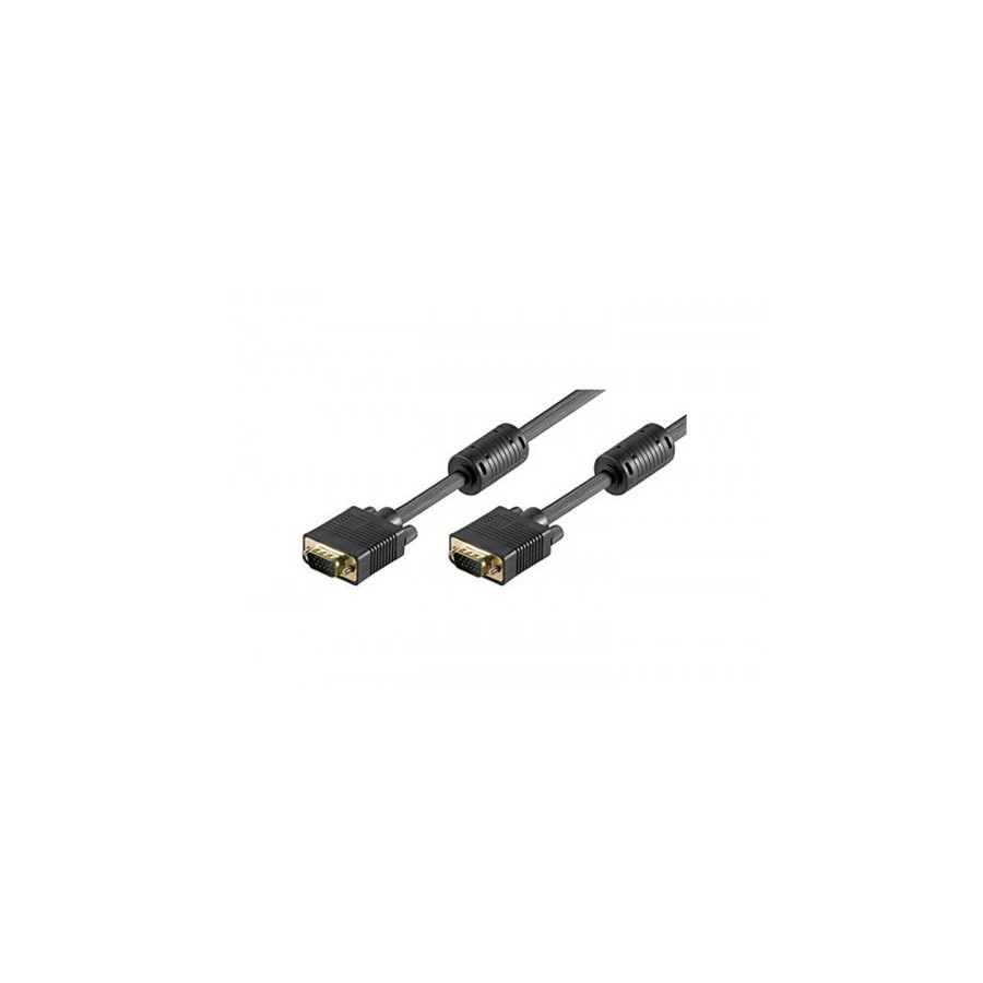 9214-Ewent EW-110102-020-N-P cable VGA 1,8 m VGA (D-Sub) Negro
