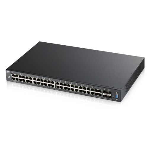9252-Zyxel XGS2210-52 Gestionado L2 Gigabit Ethernet (10/100/1000) 1U Negro