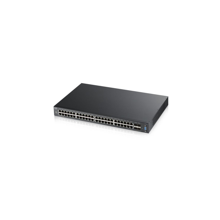 9252-Zyxel XGS2210-52 Gestionado L2 Gigabit Ethernet (10/100/1000) 1U Negro