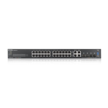 9259-Zyxel GS2220-28-EU0101F switch Gestionado L2 Gigabit Ethernet (10/100/1000) Negro