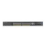 9261-Zyxel GS2220-28HP-EU0101F switch Gestionado L2 Gigabit Ethernet (10/100/1000) Energia sobre Ethernet (PoE) Negro