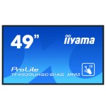 iiyama ProLite TF4939UHSC-B1AG monitor pantalla tactil 124,5 cm (49") 3840 x 2160 Pixeles Multi-touch Multi-usuario Negro