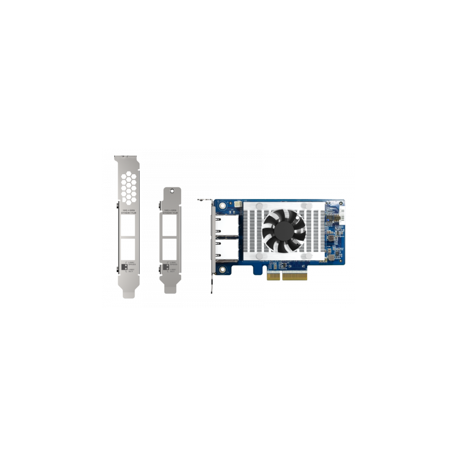 9292-QNAP QXG-10G2T-X710 adaptador y tarjeta de red Interno Ethernet 1000 Mbit/s