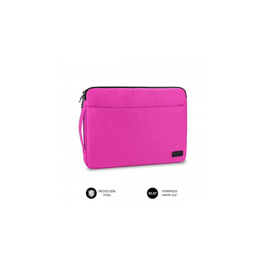 9296-SUBBLIM Funda Ordenador Urban Laptop Sleeve 15,6" Pink