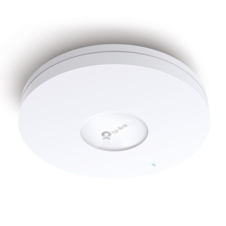 9348-TP-LINK AX3600 CEILING MOUNT DUAL-BAND WI-FI 6 ACCESS POINT, 1X2.5GBPS RJ45 PORT, 1148MBPS AT, 2.4 GHZ + 2402 MBSP
