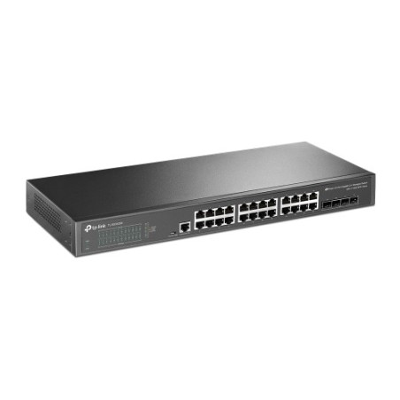 9350-TP-LINK SWITCH ADMINISTRADO JETSTREAMT 24 puertos GIGABIT L2 + 4 RANURAS 10GE SFP, OMADA