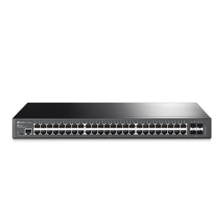 9352-TP-LINK SWITCH ADMINISTRADO JETSTREAM T 48 PUERTOS GIGABIT L2 + 4 RANURAS SFP, OMADA SDN CONTROLLER