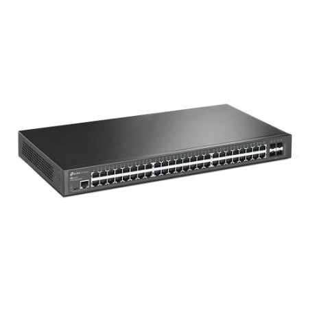9353-TP-LINK SWITCH ADMINISTRADO JETSTREAM T 48 PUERTOS GIGABIT L2 + 4 RANURAS SFP, OMADA SDN CONTROLLER
