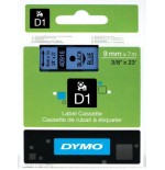 936-CINTA ROTULADORA D1 9MMX7M NEGRO/AZUL DYMO S0720710