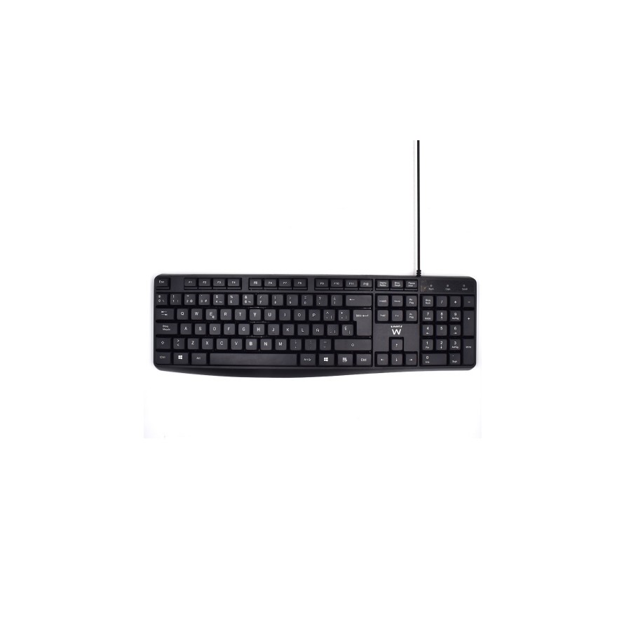 9469-Ewent EW3001 teclado USB QWERTY Espanol Negro