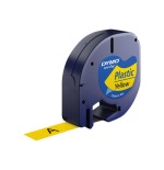 948-CINTA ROTULADORA LETRATAG 12MMX4M NEGRO/AMARILLO DYMO S0721620