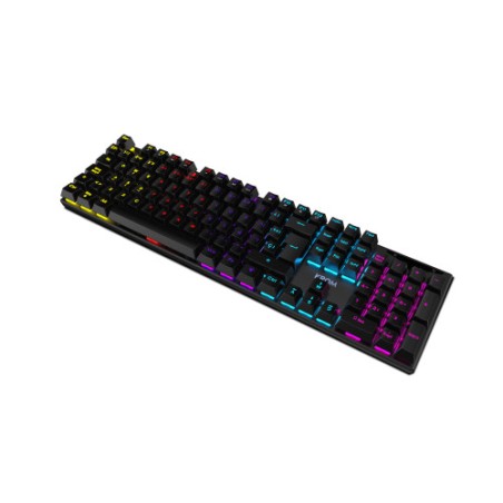 9488-KROM TECLADO GAMING KASIC. MECANICO. TECLAS RETROILUMINADAS RAINBOW. USB