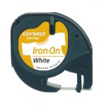 957-CINTA ROTULADORA LETRATAG ROPA 12MMX2M NEGRO/BLANCO DYMO S0718850