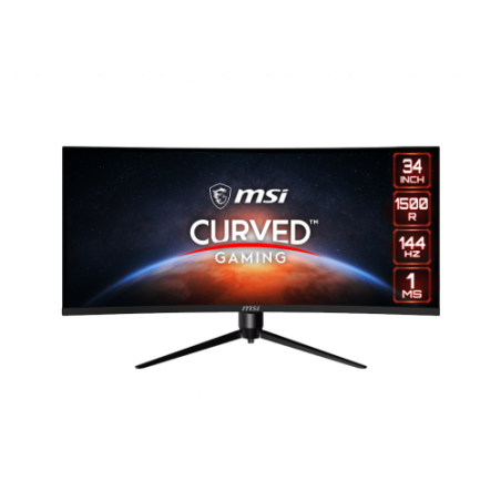 MSI Optix MAG342CQR 86,4 cm (34") 3440 x 1440 Pixeles UltraWide Quad HD LCD Negro
