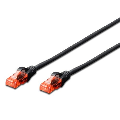 9604-Ewent EW-6U-030 cable de red Negro 3 m Cat6 U/UTP (UTP)