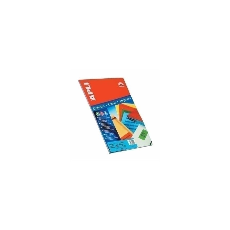 9700-APLI Self-adhesive labels 210 x 297mm Blue etiqueta autoadhesiva Azul 20 pieza(s)