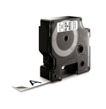 971-CINTA ROTULADORA D1 19MMX5.5M POLIESTER NEGRO/BLANCO DYMO S0718070