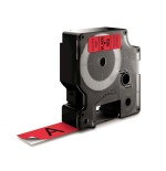 977-CINTA ROTULADORA D1 19MMX7M NEGRO/ROJO DYMO S0720870