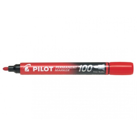 9786-MARCADOR PERMANENTE PUNTA CONICA SCA-100 ROJO PILOT SCA-100-R