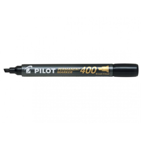 9787-MARCADOR PERMANENTE PUNTA BISELADA SCA-400 NEGRO PILOT SCA-400-B