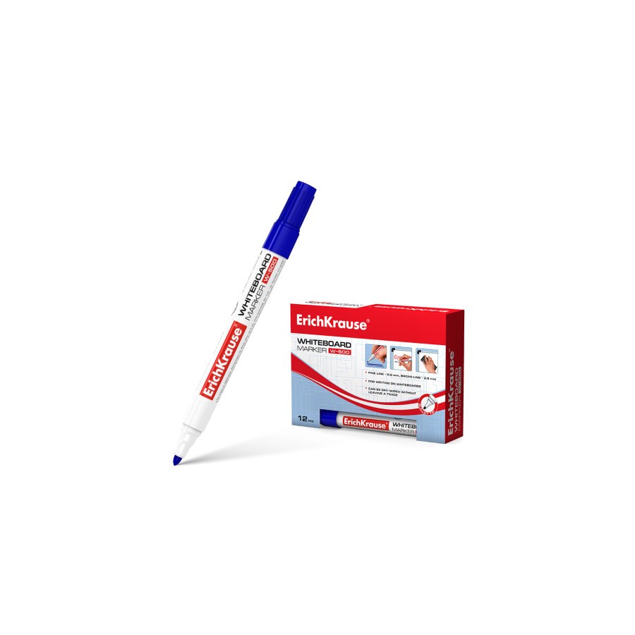 9798-MARCADOR PIZARRA BLANCA W-500 AZUL ERICH KRAUSE 12846