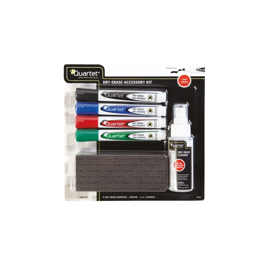 9812-KIT PIZARRA BLANCA (4 ROTULADORES, BORRADOR, SPRAY LIMPIADOR) NOBO 1903798