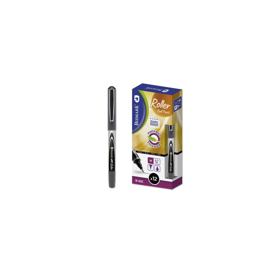 9863-ROLER PUNTA DE BOLA  B-602 0,7MM NEGRO BISMARK 326243