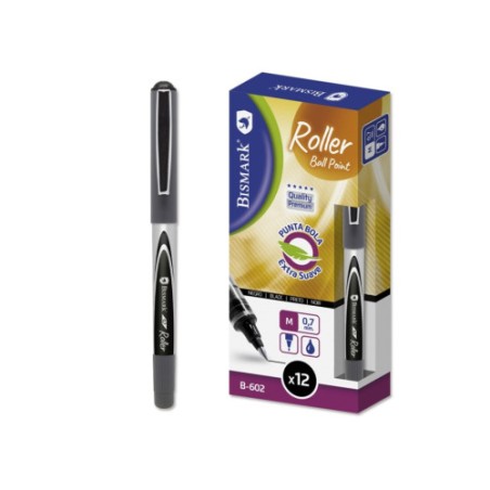 9863-ROLER PUNTA DE BOLA  B-602 0,7MM NEGRO BISMARK 326243