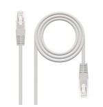 9866-Nanocable Cable de red latiguillo RJ45 Cat.6 UTP AWG24, Gris, 1.5m