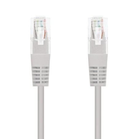 9867-Nanocable Cable de red latiguillo RJ45 Cat.6 UTP AWG24, Gris, 1.5m