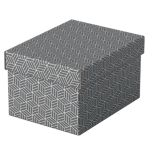 9909-PACK 3 CAJAS GRISES 255X200X150MM ESSELTE 628281