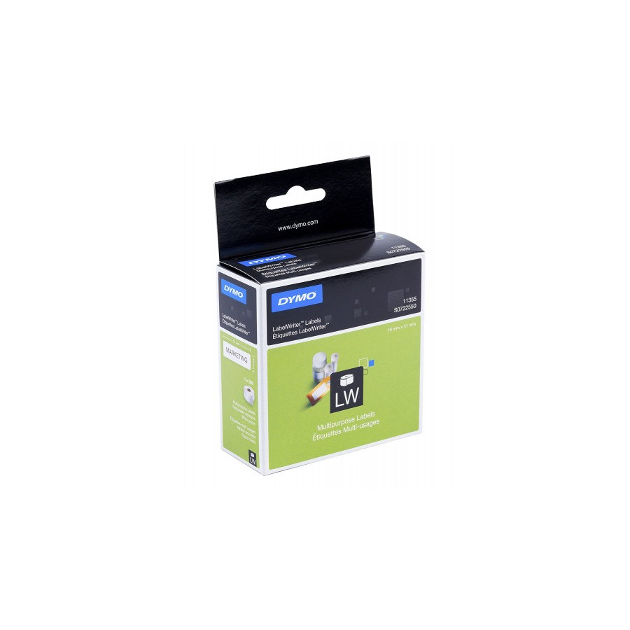 991-ROLLO ETIQUETAS LABELWRITER 19X51BL BLANCO DYMO S0722550