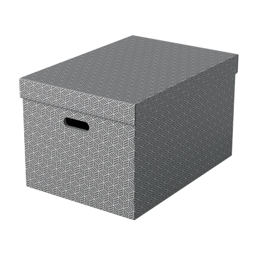 9917-PACK 3 CAJAS GRISES 510X355X305MM ESSELTE 628287