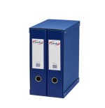9924-MODULO COMPACTO AZUL INDEFORMABLE 2 ARCHIVADORES PALANCA PARDO 924203