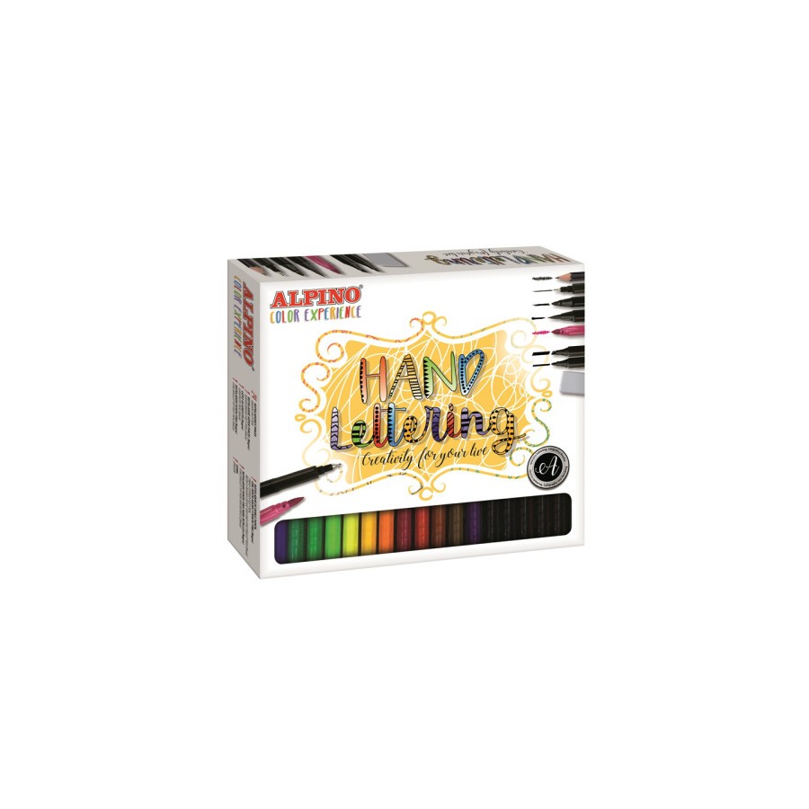 9933-SET ROTULADORES HAND LETTERING COLOR EXPERIENCE ALPINO AR000701