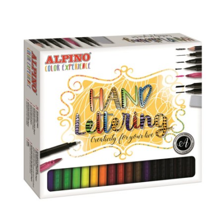 9933-SET ROTULADORES HAND LETTERING COLOR EXPERIENCE ALPINO AR000701