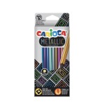 9958-CAJA 12 LAPICES DE COLOR METALICO CARIOCA  43164